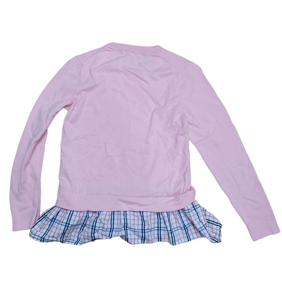 Crewcuts J crew Layered Sweater Pink Girls XL - Picture 6 of 7